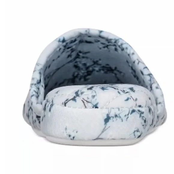 CHARTER CLUB Macy’s Printed Quilted Slide Slippers Size 5/6, 7/8, 9/10, 11/12 - Picture 3 of 5